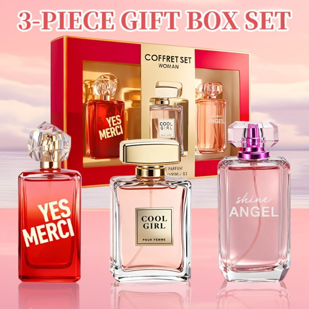Eau de Parfum Gift Set for Women 100ml with Single-Bottle & 3-Piece Fragrance Options for Daily Wear — image 1