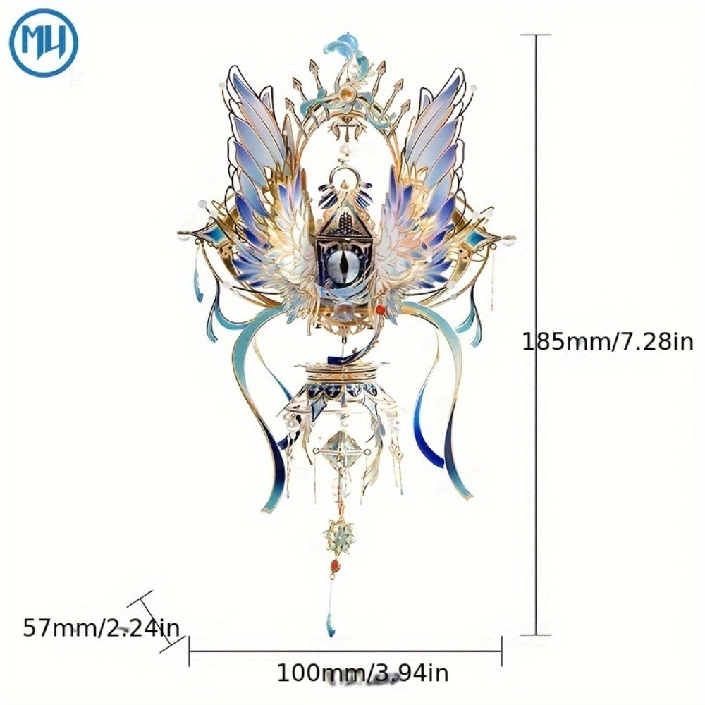 3D Metal Puzzle Model Kit, God's Eye & Angel's Eye MU Assembly, Laser-Cut DIY Craft, Artistic Home & Office Decor — image 11