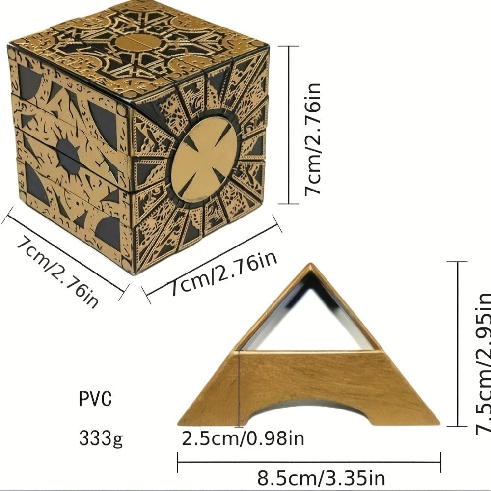 Lament Configuration Puzzle Box Cube, Functional Detachable Deformation Lock Box with Display Base — image 8