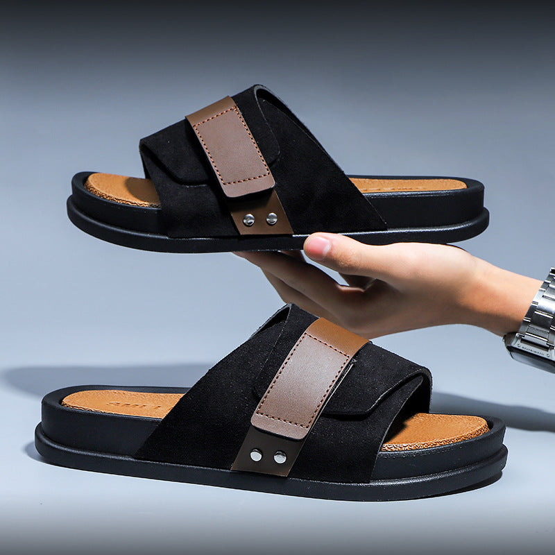 Outer Wear Home Bathroom Non-slip Platform Slippers