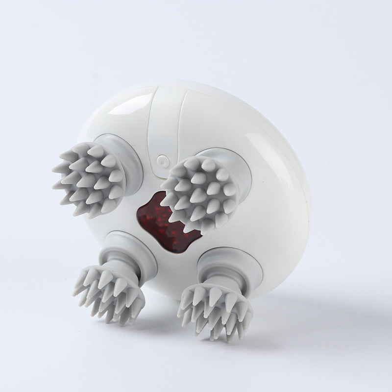 Cross-border New Intelligent Kneading Electric Head Massager