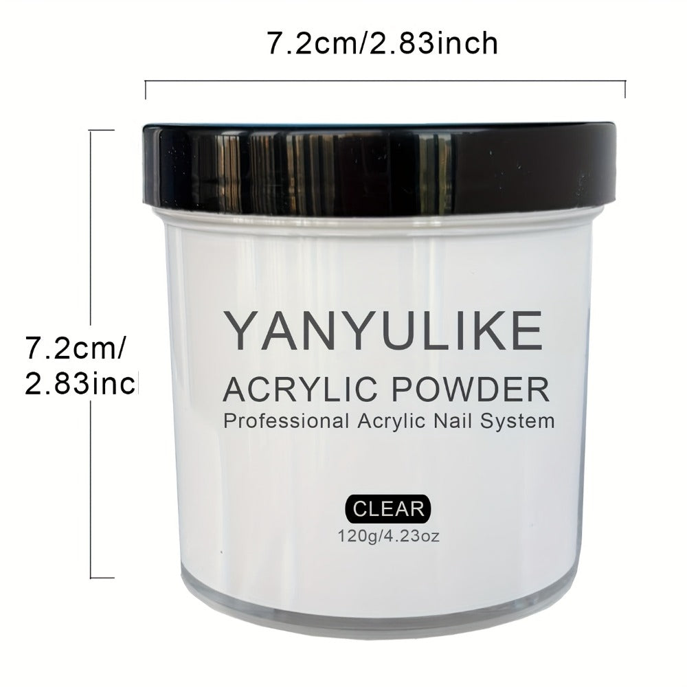 120g Acrylic Nail Powder Jar in Rose, Almond, Peach or Natural Pink for Use with Compatible Acrylic Liquid — image 6