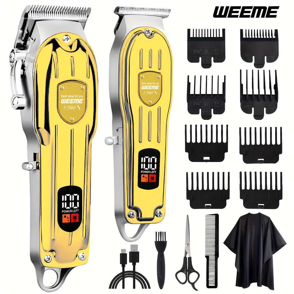 Hair Clippers & Trimmers WEEME Two- or Three-Piece Set with T-Blade, Foil Shaver, USB Charging and Color Options — image 7