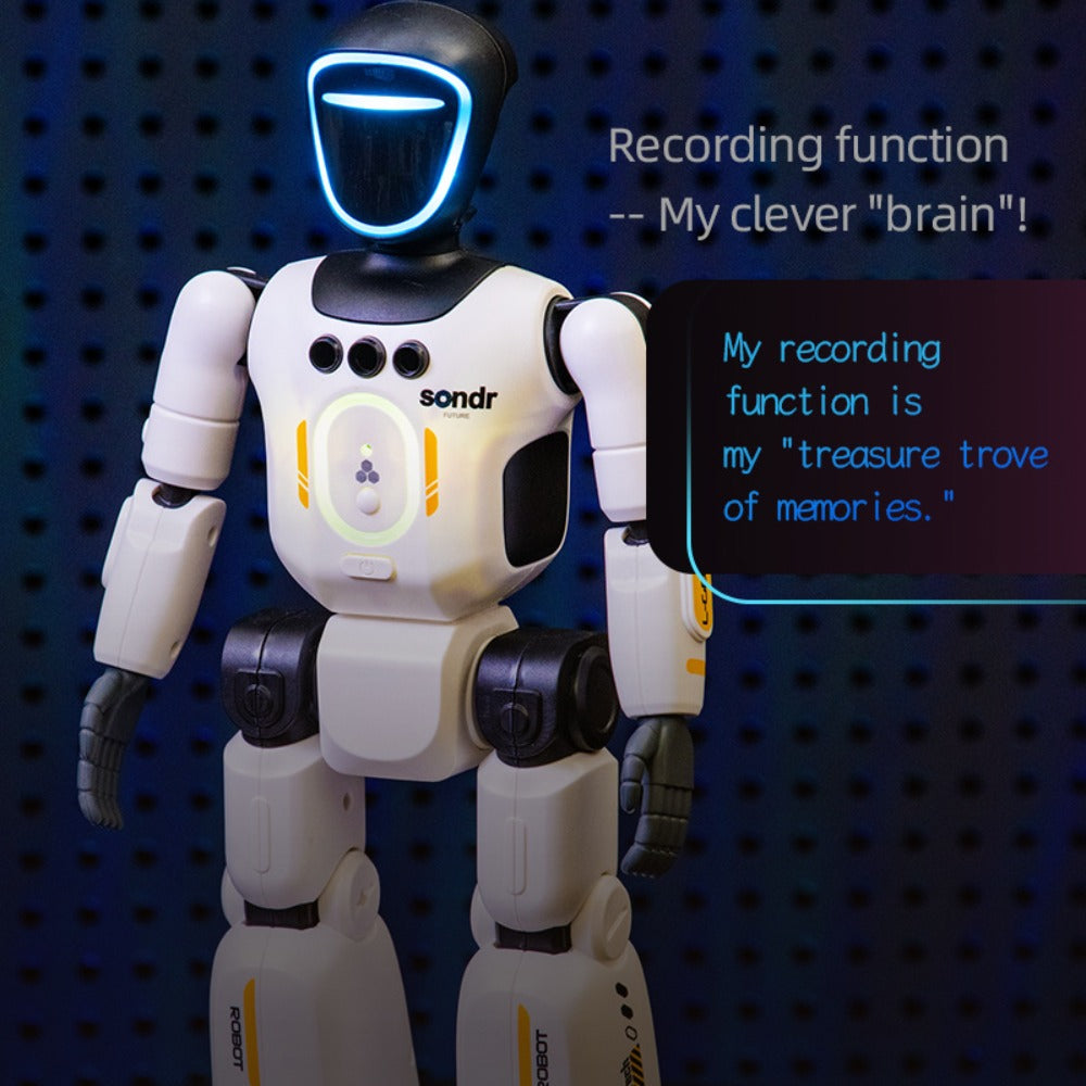 Smart Humanoid Robot Toy with Gesture Sensor & Voice Recorder, Advanced Pose-Controlled Joints, Smart Remote Control — image 
