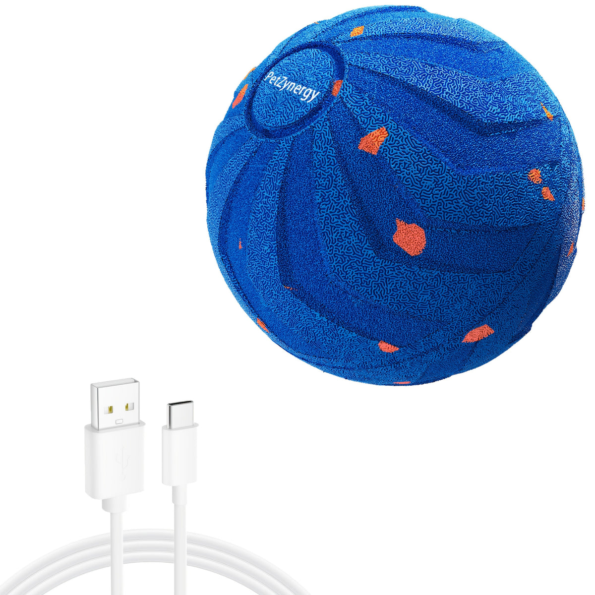 Dog Toy USB Rechargeable Interactive Ball with Automatic Rolling, Spinning, Tap Play and Sleep Mode — image 6