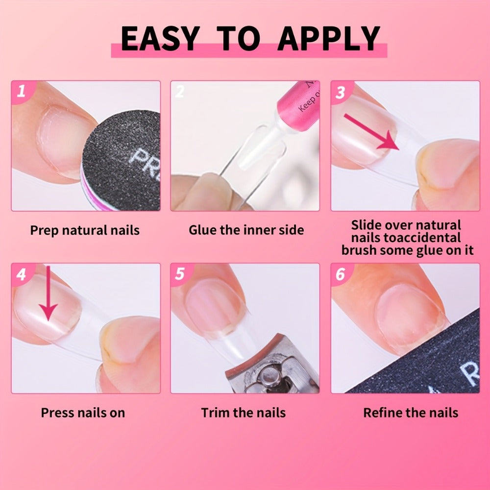 Nail Glue Set, MICHAN 14- or 28-Piece Configurations with 2ml Squeeze Tubes and Optional 7ml Brush Bottles — image 4