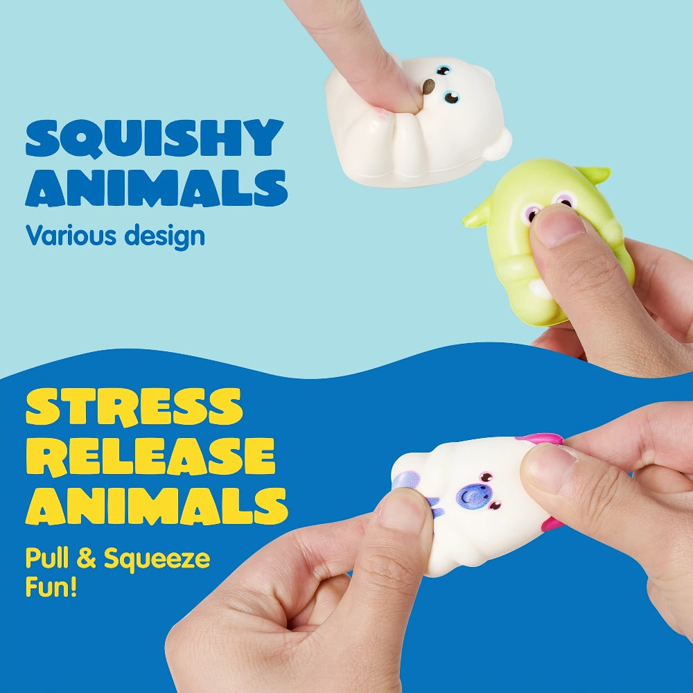 Mochi Squishy Toys 20 Pack, Slow Rising Cute Animal Squishies Bulk Party Favors for Kids, Classroom Prizes — image 4