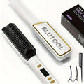 Heated Straightening Brush with Display in White, Grey, Champagne or Purple and Accessory Set — image 14