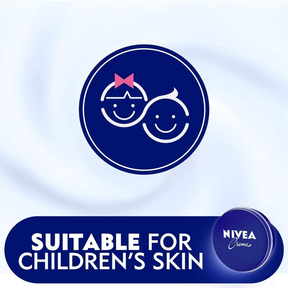NIVEA Creme 150ml, All-Purpose Moisturizing Cream for Body Face & Hands, Deep Hydration for Dry & Sensitive — image 2