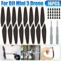 DJI Mini 3 Replacement Propellers 16pcs, Low-Noise Quick-Release Drone Blades Upgrade Kit with Screws & Screwdrivers — image 