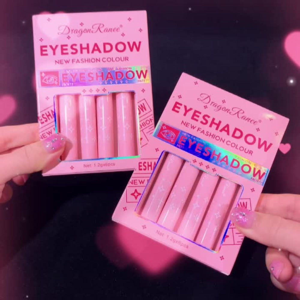 Dual-Color Eyeshadow Stick Set 6pcs Waterproof Two-Tone Eye Shadow Pencil, Smudge-Proof, Non-Fading — image 13