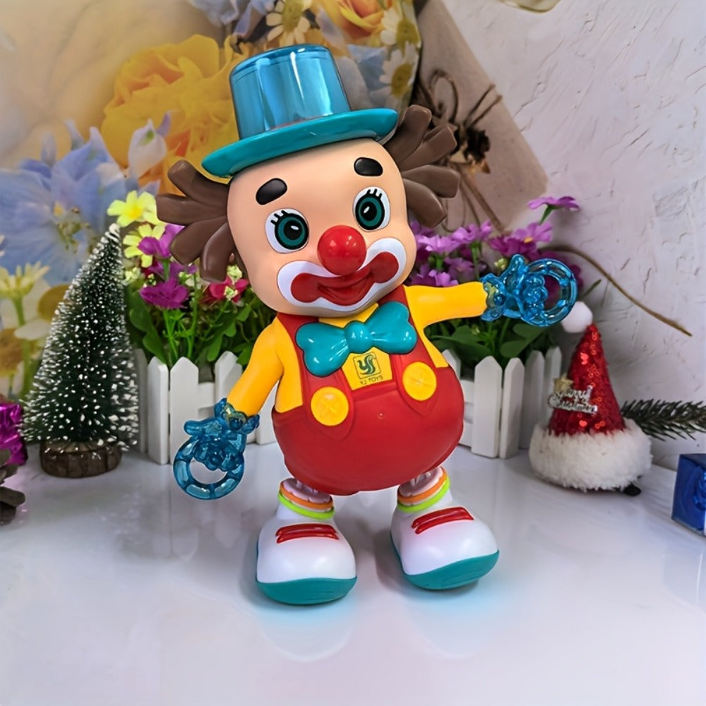 Dancing Clown Toy Doll with Light & Music, Swinging Fidget Toy for Kids Boys & Girls, Funny Weird Halloween Decoration — imag
