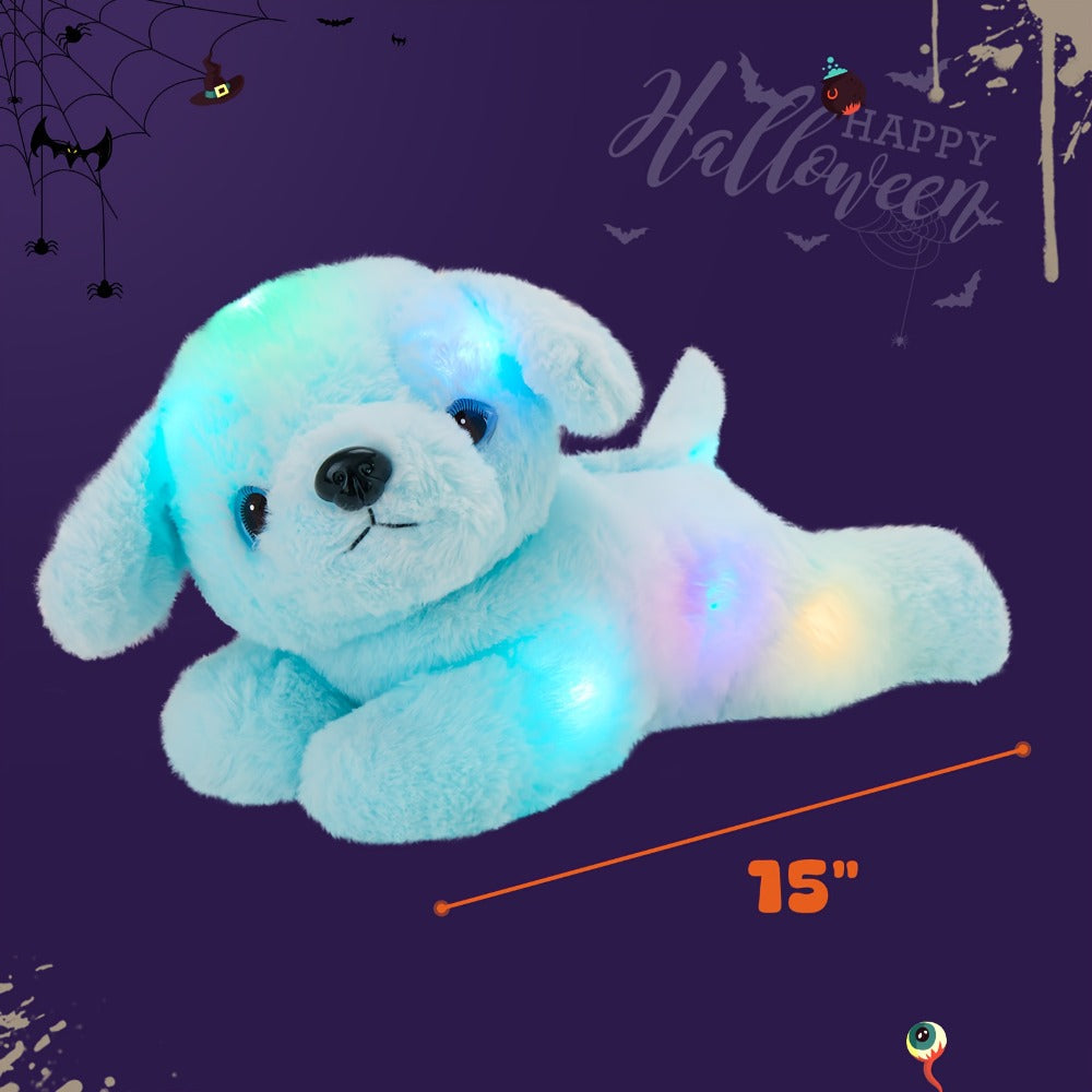 Plush Toy Blue Puppy with Light-Up Body and Music for Colorful Interactive Room Display and Gifting — image 2