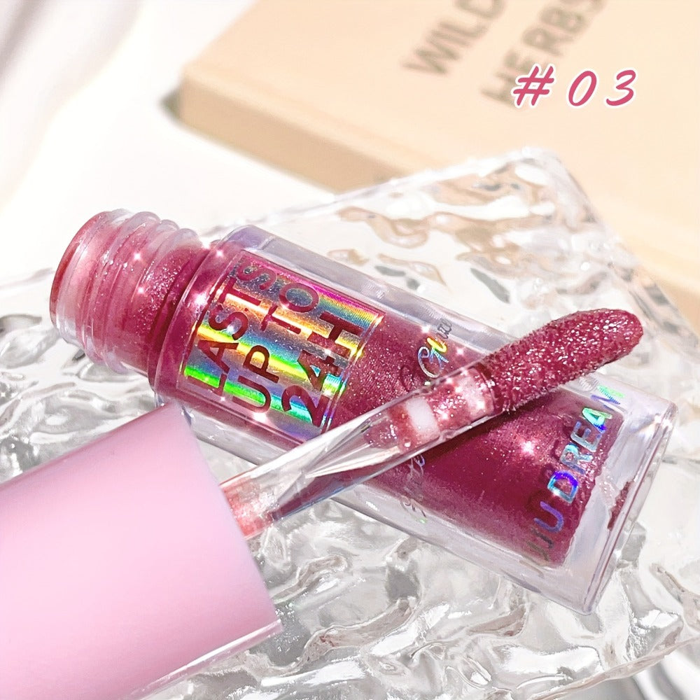 24H Waterproof Glitter Lip Gloss & Lip Stain Set 3PCS, Lip Oil Formula, for Makeup, Travel and Everyday Vanity Use — image 21