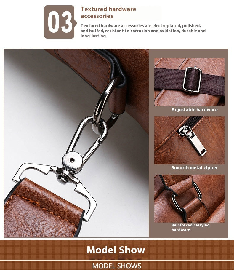 Laptop Men's Briefcase Computer Crossbody Business