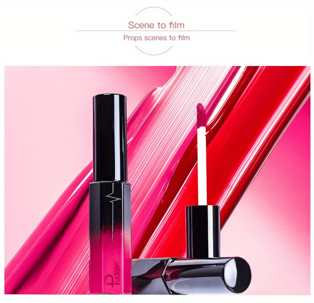 Semi-Matte Liquid Lip Color in Six Numbered Shades with 9.3cm Gradient Tube and Wand Applicator — image 21