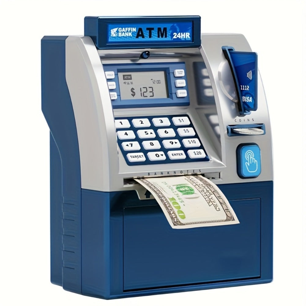 Electronic ATM Kids Piggy Bank with Password, Banknote & Coin Savings Bank for Boys Girls, Birthday Gift — image 15
