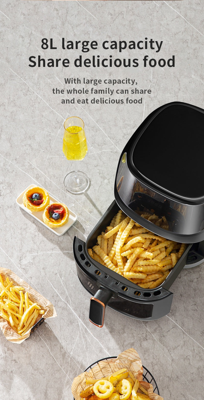 Home Visual Touch Screen Large Capacity Air Fryer