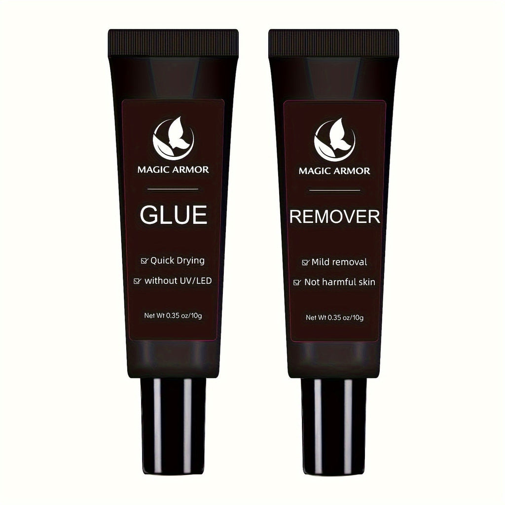 Press On Nail Glue and Remover Kit with 10g Clear Drying Adhesive for Acrylic and False Nails — image 9