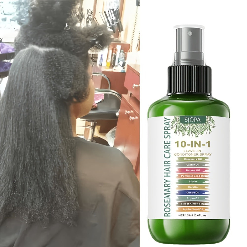 10-in-1 Molecular Leave-In Hair Mask with Argan Oil, Keratin & Coconut Oil for Bath Time, Home Spa and Personal Care — image 