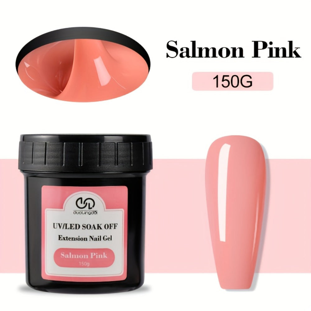 Builder Gel for Nail Extensions 150g Apex Strengthening Kit 13 Shades Clear White Pink Nude Milky Jelly Salmon UV LED Cure Pr