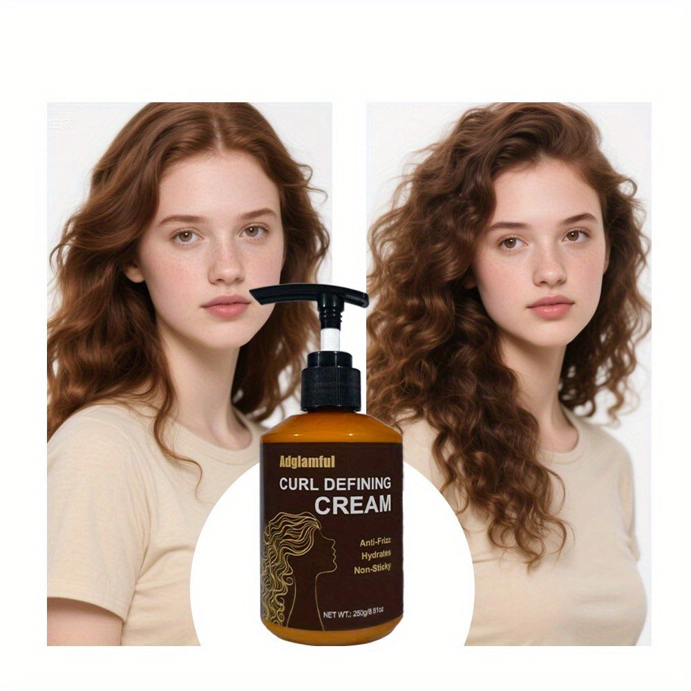 Pump-Bottle Curl Defining Cream with Leave-In Application for Wavy, Curly and Coily Hair Types — image 14