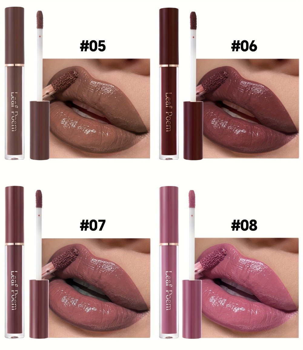 Lip Gloss Set by Leaf Poem with 12 Mixed Lip Colors, Slim Tube Applicators and Presentation Box — image 18