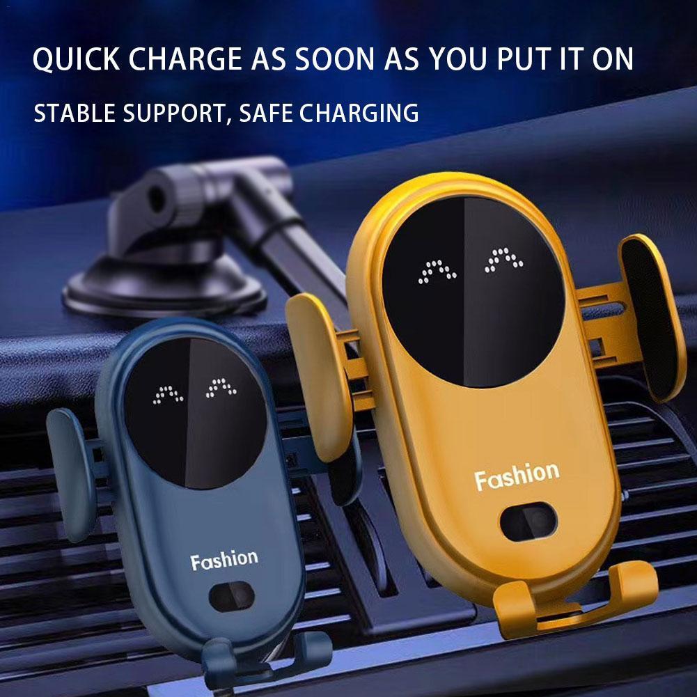 Infrared Induction Car Wireless Charger - Universal 360° GPS Phone Holder