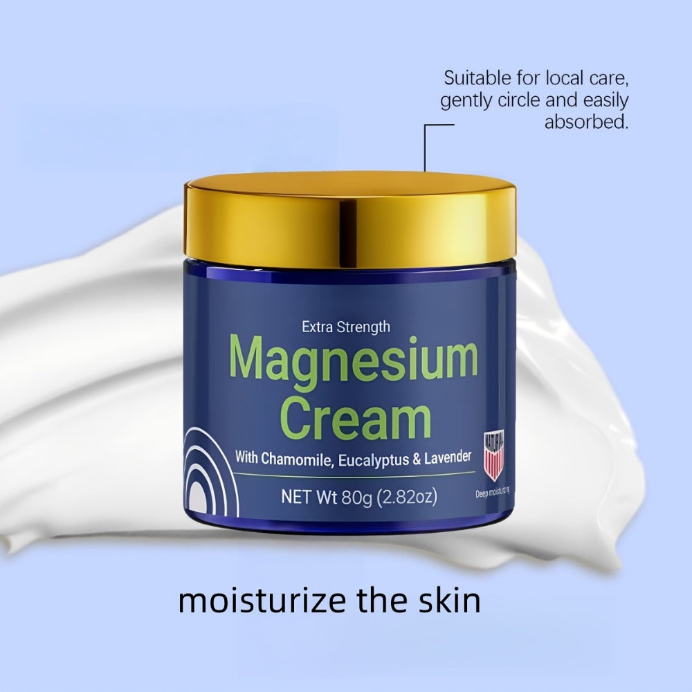 Magnesium Deep Hydration Body Lotion 2-Pack – Fast Absorbing Non-Greasy Moisturizing Cream for Dry Skin, Skin-Friendly Formul