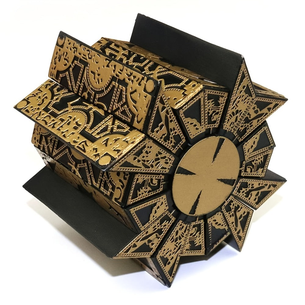 Lament Configuration Puzzle Box Cube, Functional Detachable Deformation Lock Box with Display Base — image 2