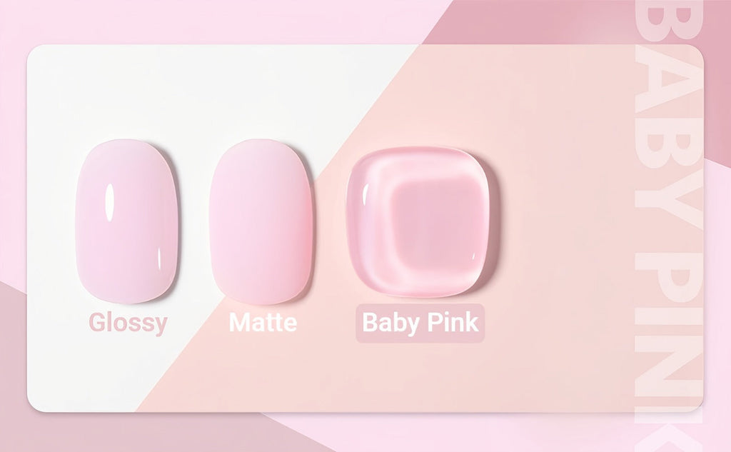 Gel Nail Polish MISS MISIDY in 16ml Baby Pink with Self-Leveling Finish and UV/LED Cure for Manicures — image 8