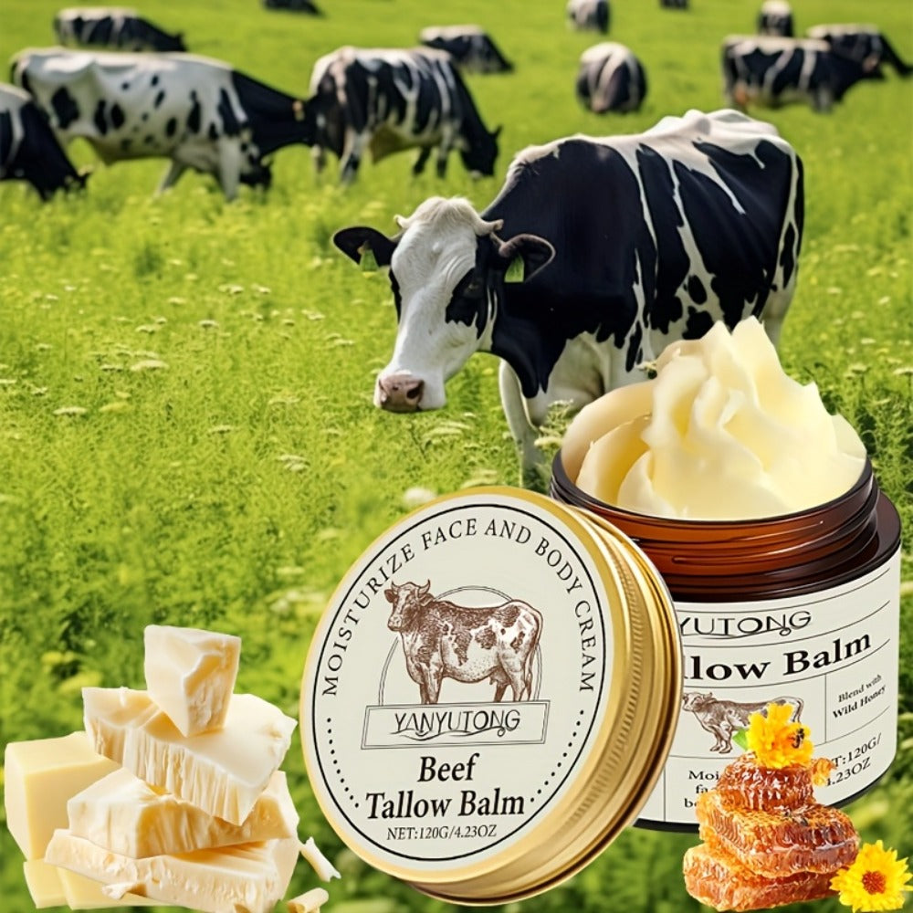 Vanilla Butter Body Cream 100% Natural Grass-Fed for Women Dry Rough Sensitive Skin Nourishing Face Body Lotion 120g — image 