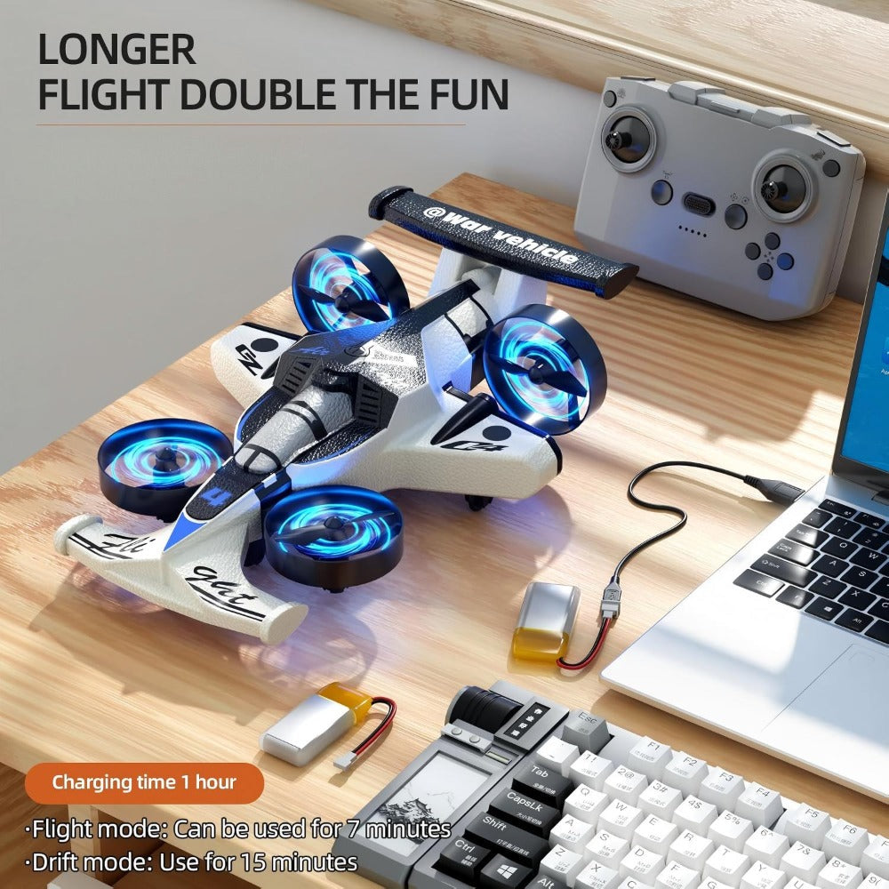 RC Flying Car Drone Combo for Kids with the Listed Color, Size or Set Options for Everyday Use — image 7