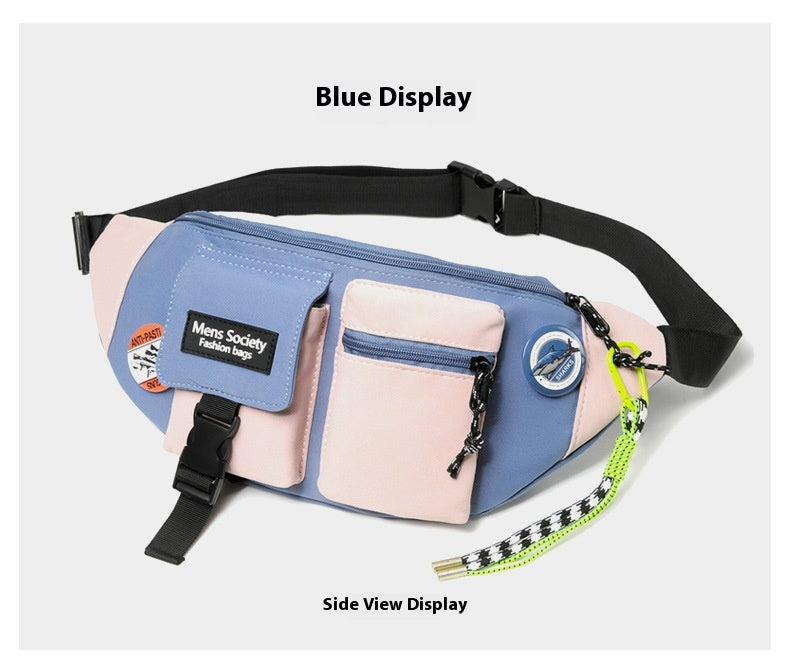 Men's Casual Crossbody Sports Canvas Waist Bag