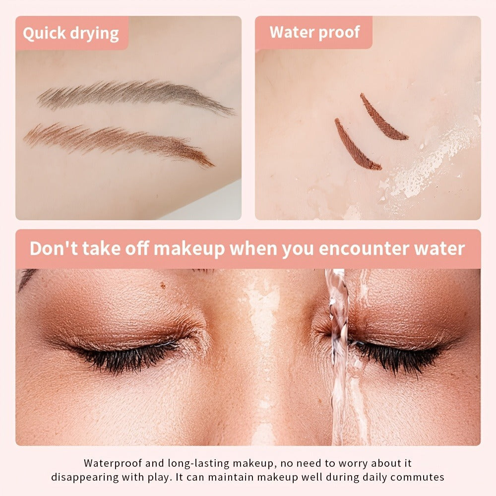 Double-Ended Wing Stamp Eyeliner Pen Three-Pack in Natural Black or Coffee Brown Color Options — image 9