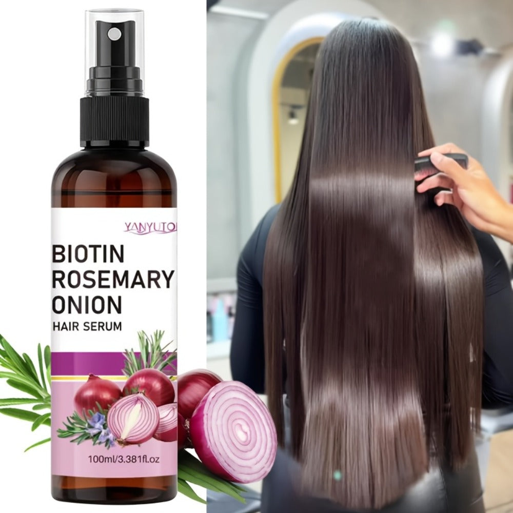 Biotin Rosemary Hair Growth Spray with Onion Extract for Bath Time, Home Spa and Personal Care — image 1