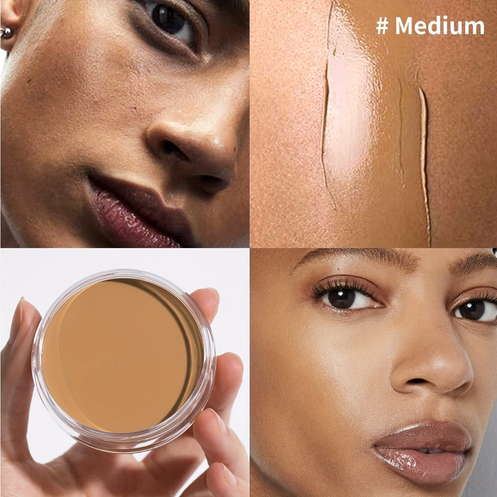 Velvet-Look Cream Foundation in 0.7 oz Round Jar with Six Shade Options from Light to Deep — image 5