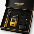 4-Piece Grooming Kit for Men USB Rechargeable Electric Shaver Beard Trimmer Nose Hair, for Everyday Face, Beard and Body Groo