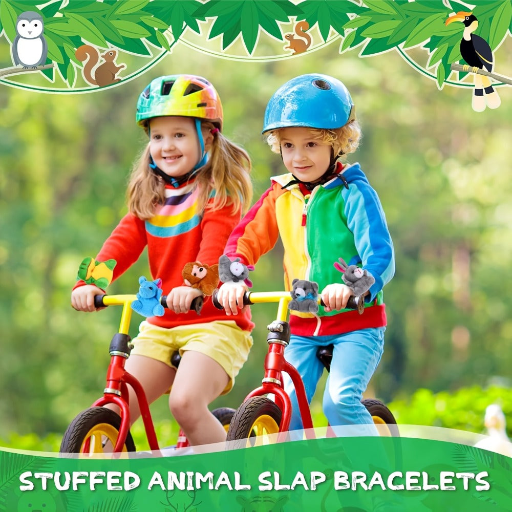 Plush Animal Slap Bracelet Assortments in 6-, 10-, 15- or 30-Piece Checkout Packs for Party Favors — image 8