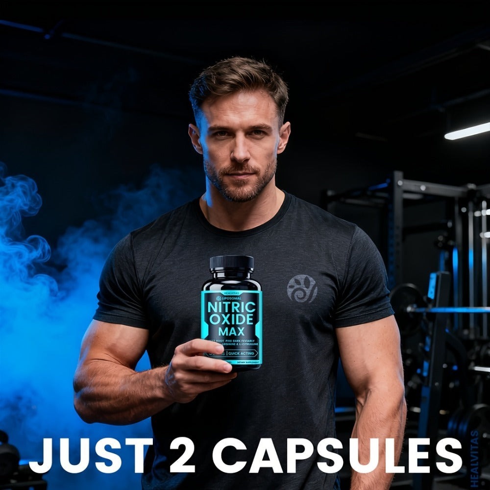 Dietary Supplement Capsules with HEALVITAS Label, L-Arginine, L-Citrulline, AAKG and 60 Count — image 7
