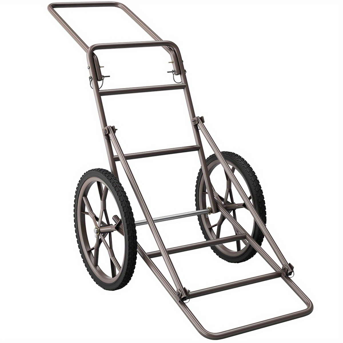 Deer Cart Folding Hunting Hauler Steel Frame 17" Wheels Utility Gear Dolly for Game & Tree Stand Transport — image 5