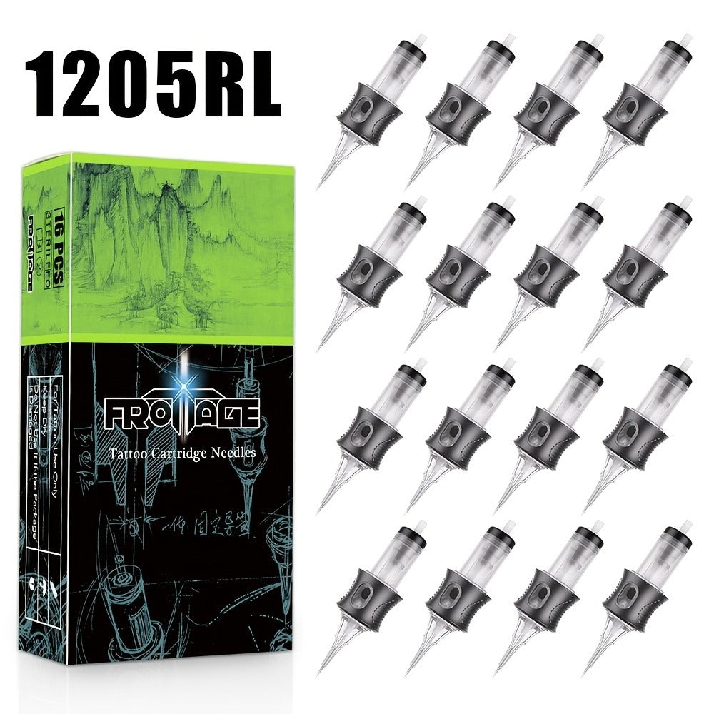 Tattoo Cartridge Needles with Frotage Label, 26 Retained RL RLT RS CM and M1 Cartridge Size Options — image 4