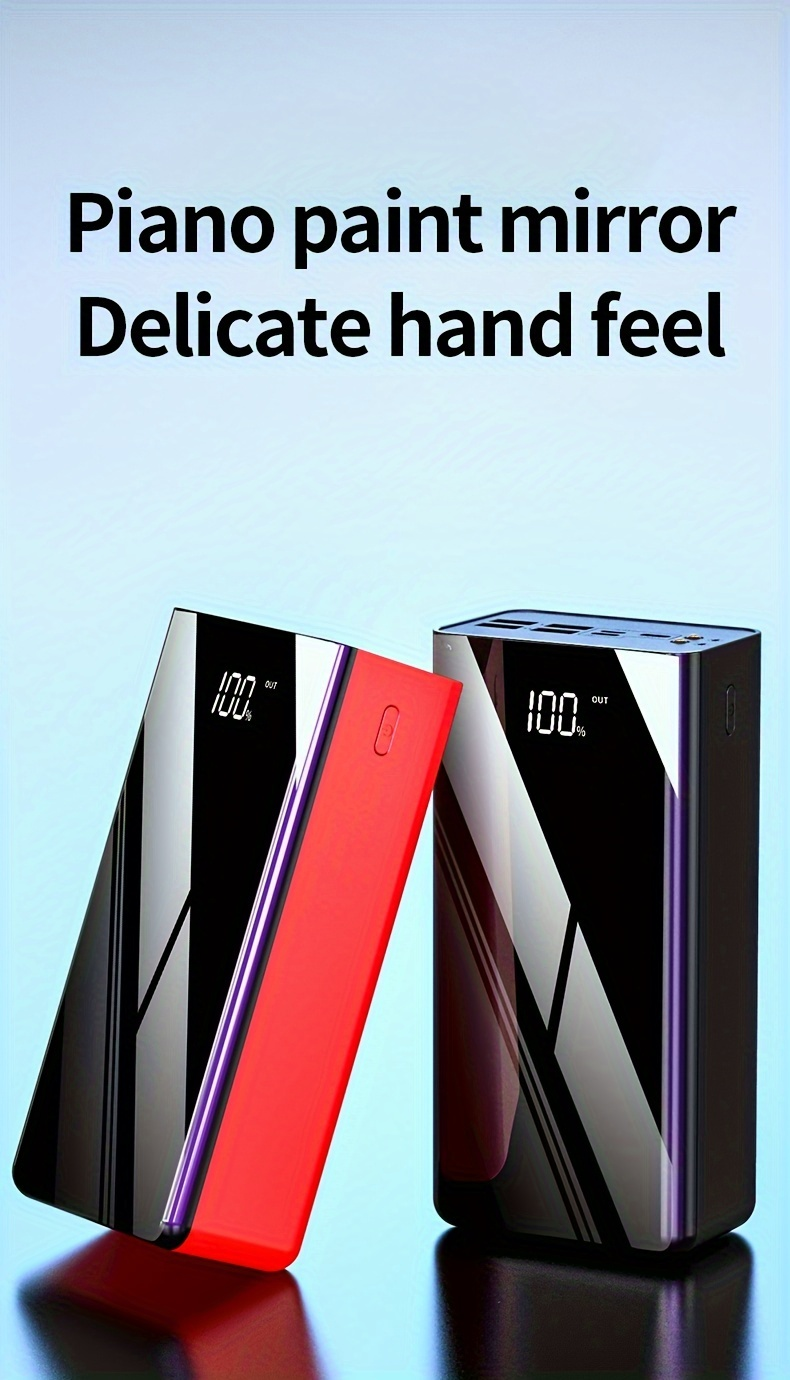 Portable Charger 50000mAh Large Power Bank LED Light Power Display Multi-Port USB-C Micro for an Everyday Personal Care Routi