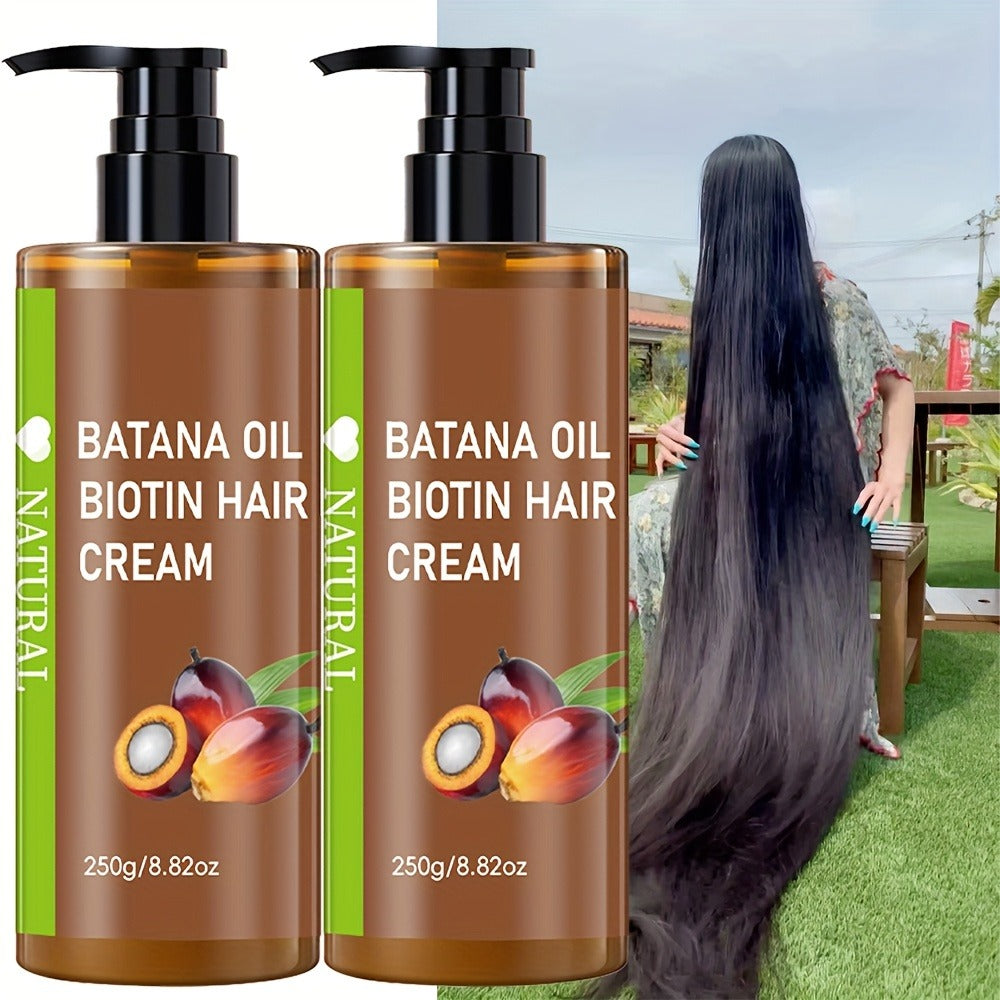 Batana Oil for Hair Growth 250g, Unrefined Cold-Pressed Honduran Batana Oil, Dry Damaged Hair, Enhances Shine — image 1