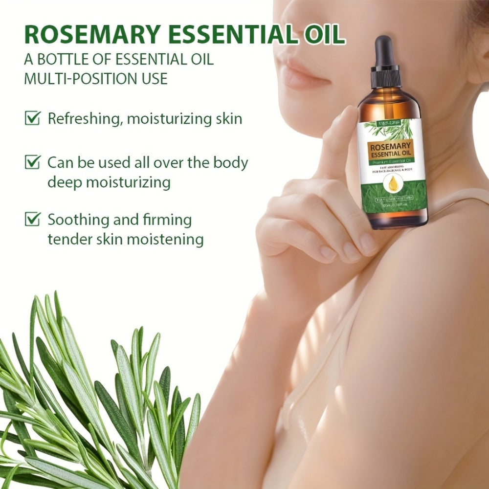 Essential Oil Rosemary External-Use Dropper Bottle with 1-Piece, 2-Piece or 1.01oz Available Options — image 11