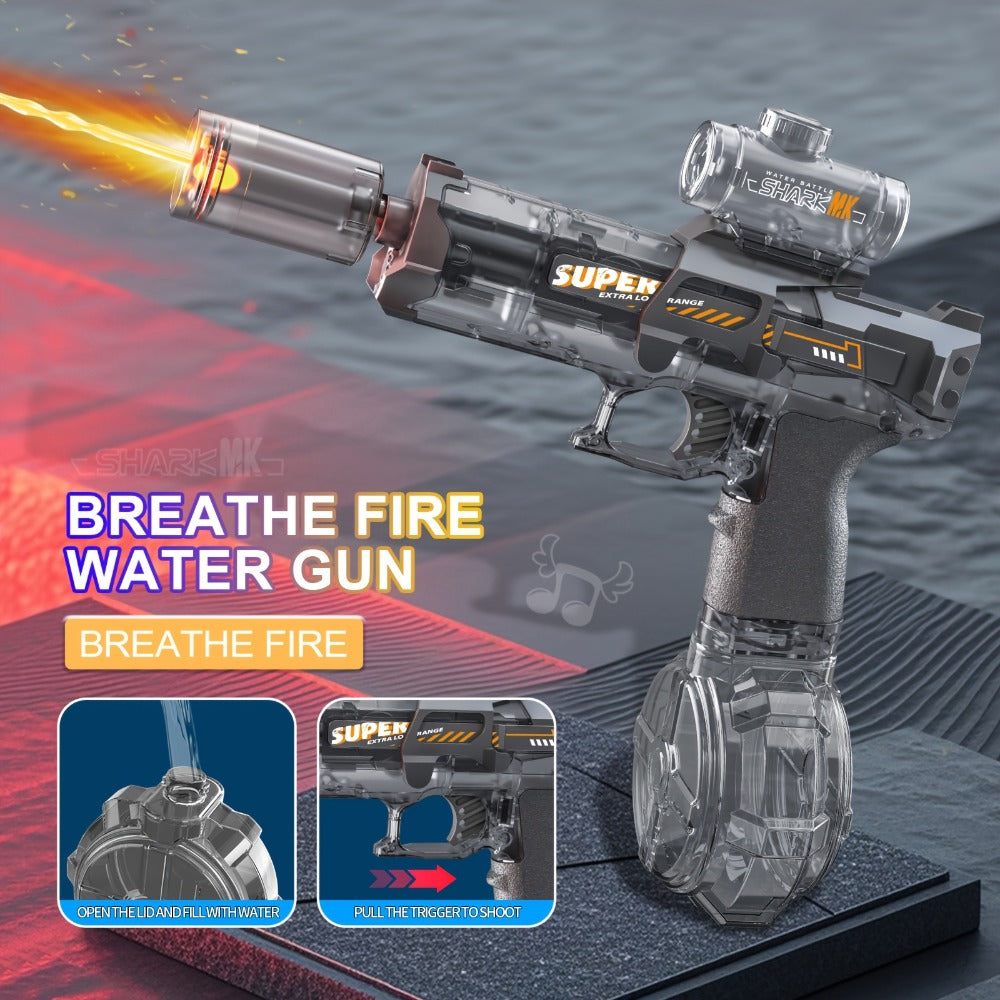 Electric Water Gun Large for Kids & Adults, High-Power Squirt Blaster for Pool Beach Lawn Backyard Summer Water Battle — imag