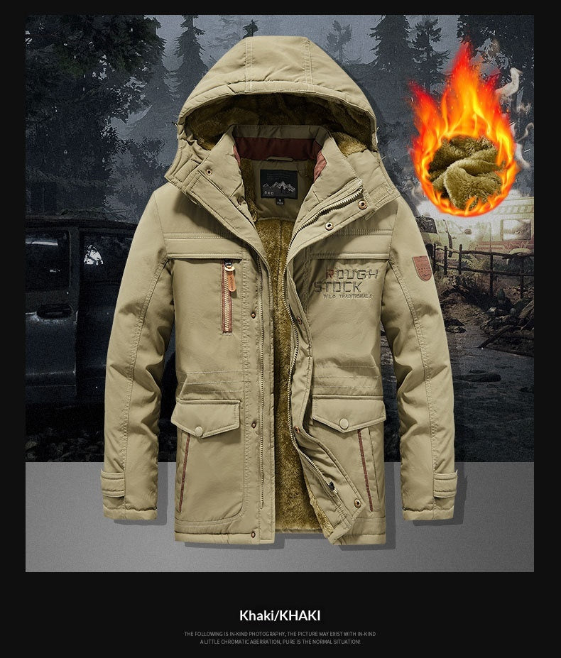 New Autumnwinter Mens Insulated Tactical Jacket