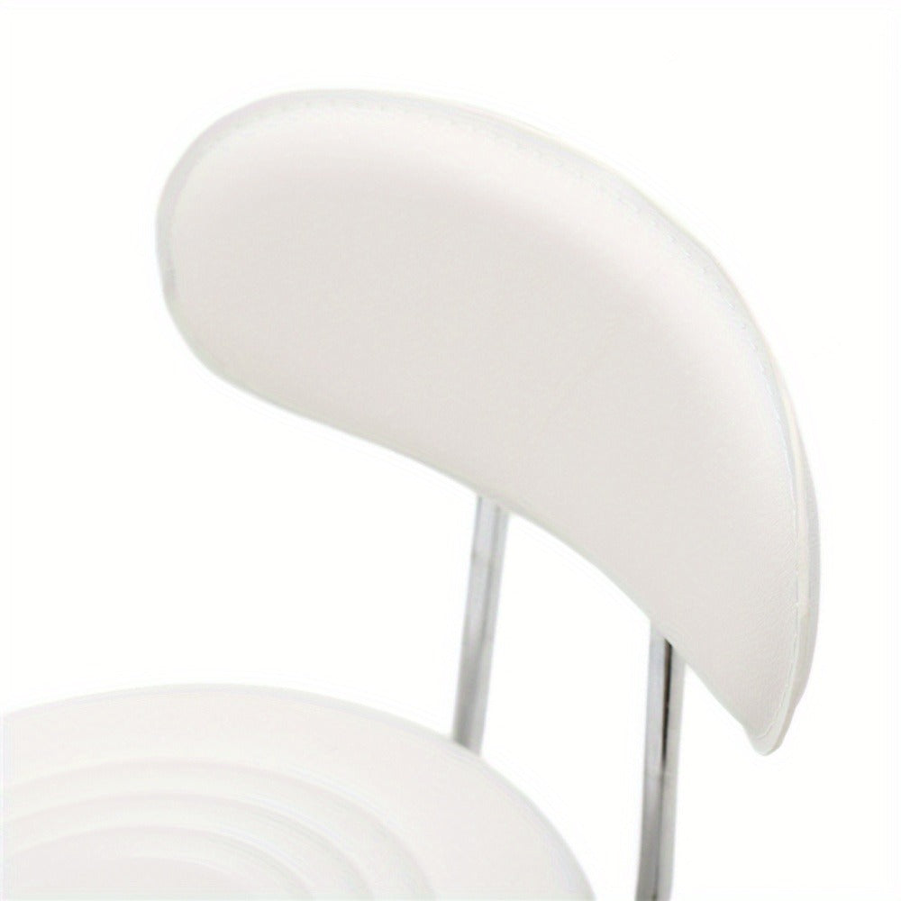 Saddle & Round Salon Stool with Backrest 360-Degree Swivel, Adjustable Height Professional Chair for Salon — image 15