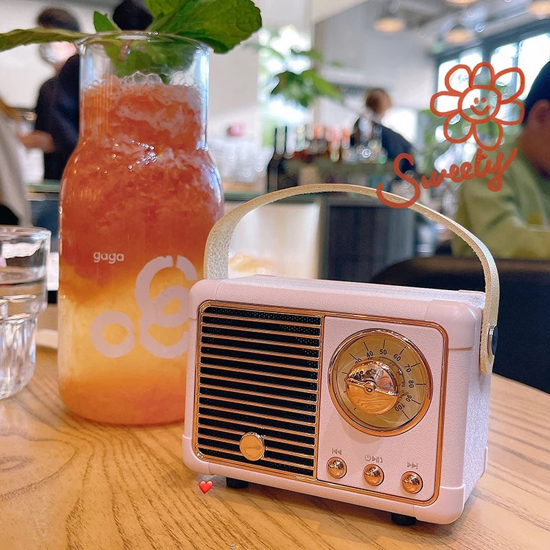 Diy Retro Mini Portable Card Speaker