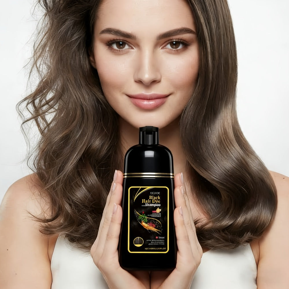 Hair Color Shampoo, EELHOE 3-in-1 Six-Bottle 3.38oz Set in Black, Brown or Mixed Color Packs — image 10